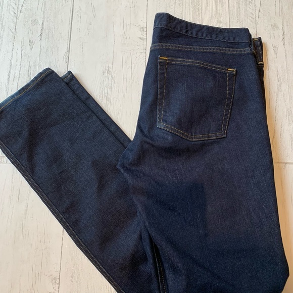j.Crew MATCHSTICK dark denim jeans size 12 tall - Picture 5 of 6
